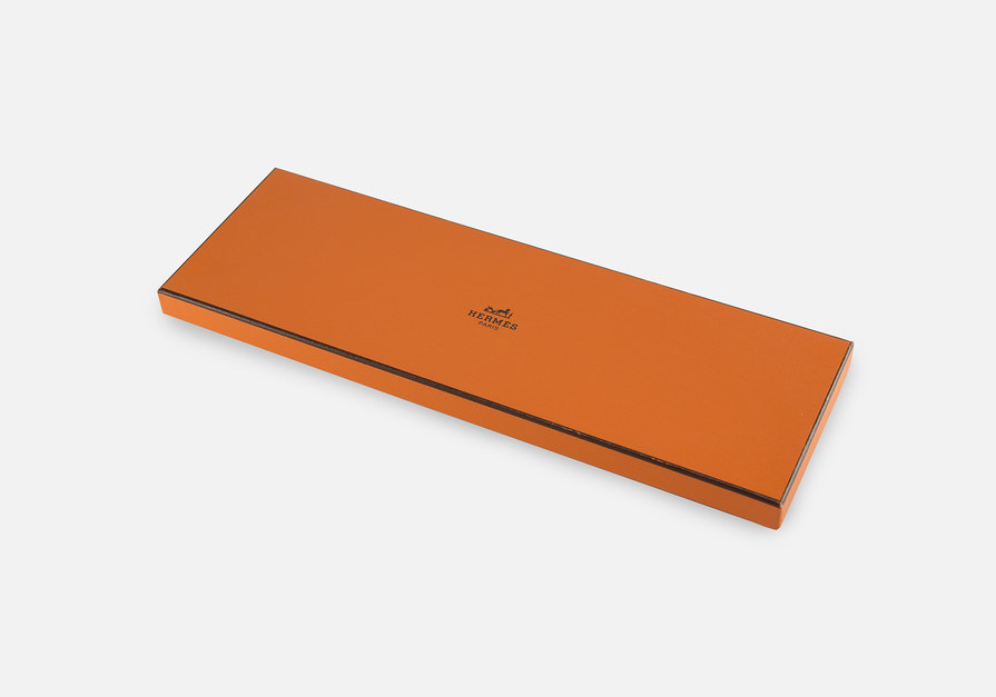 Hermes tie box with custom tie– Flexjet – Point one percent