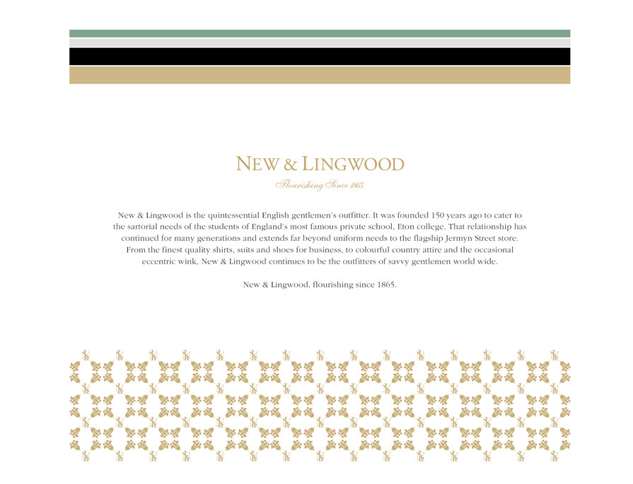 brand board – New & Lingwood – point one percent
