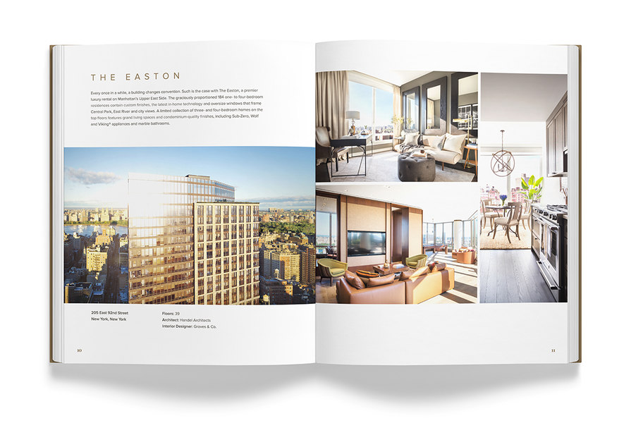 Reserve premium collection brochure interior building spread – Related – point one percent
