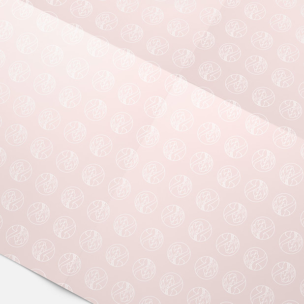 pink tissue paper with pattern – Cos Bar – Point One Percent 