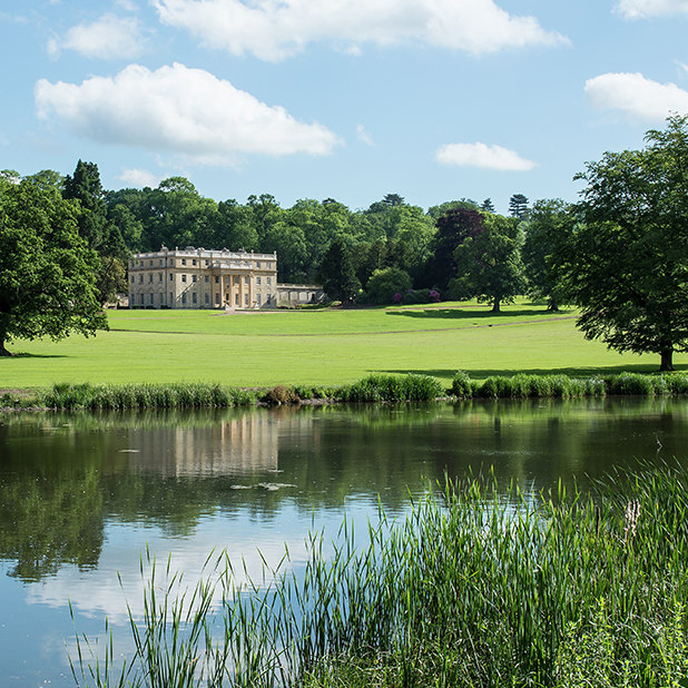 benham park mansion in daylight – Savills – point one percent