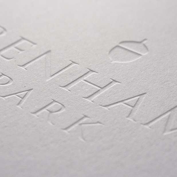 embossed benham park logo – Savills – point one percent
