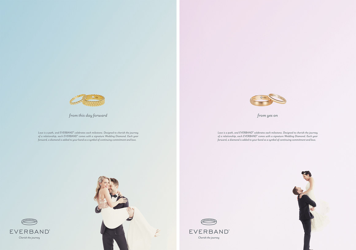 Wedding band magazine ad – Everband – Point one percent