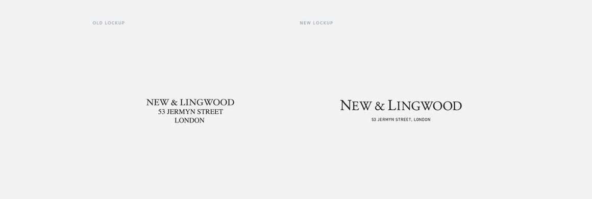 New & Lingwood logo before and after – New & Lockwood – point one percent