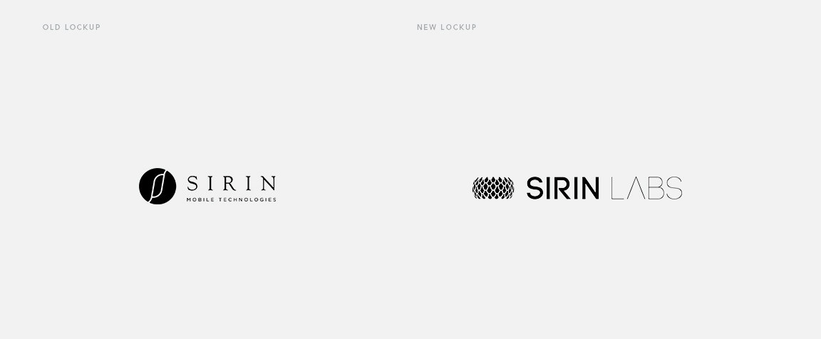 Sirin Labs before and after logo – Sirin Labs – point one percent