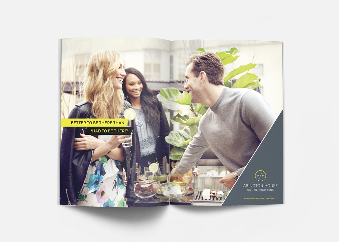 man and two women barbecuing on a rooftop – Abington House – point one percent