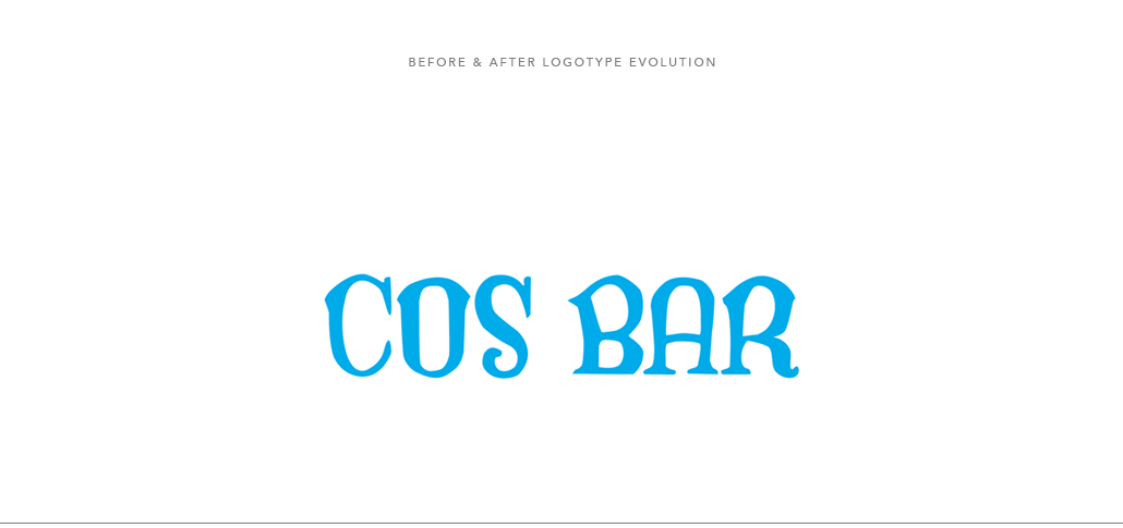 logo evolution gif – Cos Bar – Point One Percent